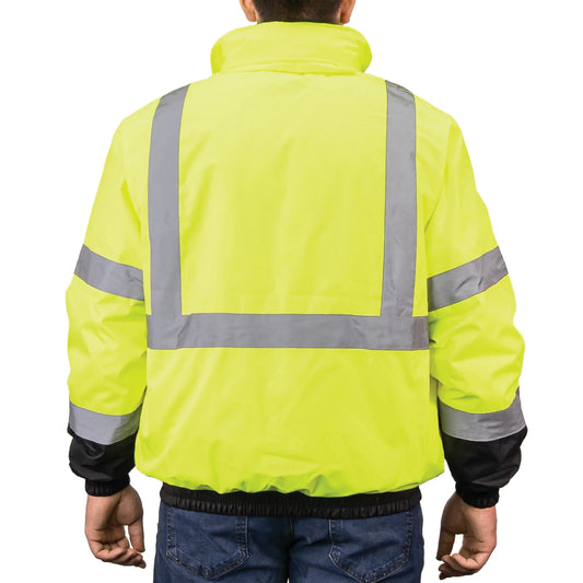 1320E ECONO HI-VIS BLACK BOTTOM JACKET