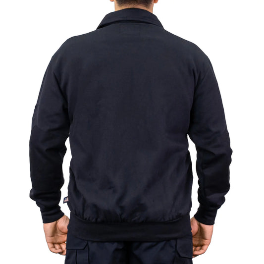 8075 FULL ZIP JOB SHIRT WITH LAY-DOWN COLLAR