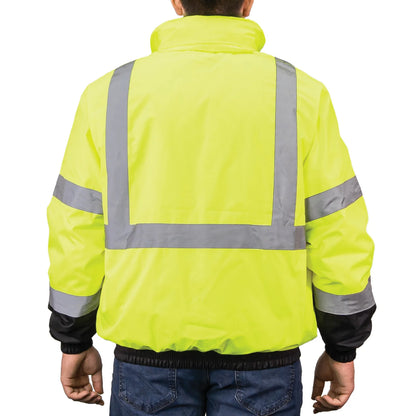 1320E ECONO HI-VIS BLACK BOTTOM JACKET