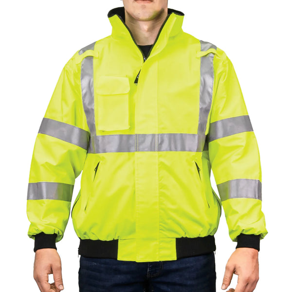 1333 The Navigator Hi-Vis Jacket, front on model