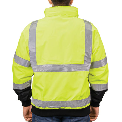 1370 THE MUNICIPALITY HI-VIS BOMBER JACKET