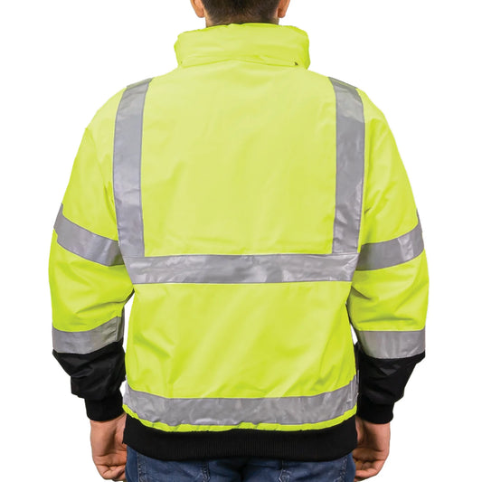 1370 THE MUNICIPALITY HI-VIS BOMBER JACKET