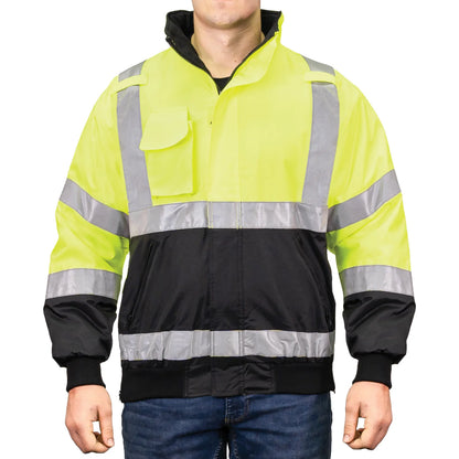 1370 THE MUNICIPALITY HI-VIS BOMBER JACKET