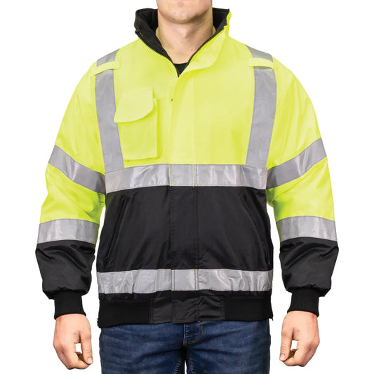 1370 THE MUNICIPALITY HI-VIS BOMBER JACKET