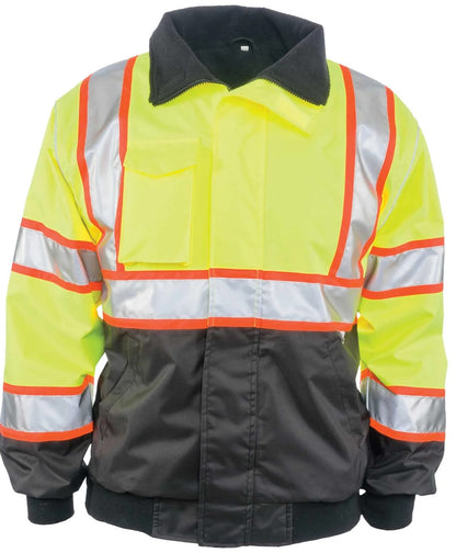 1385 THE TWO-TONE BLACK BOTTOM HI-VIS BOMBER