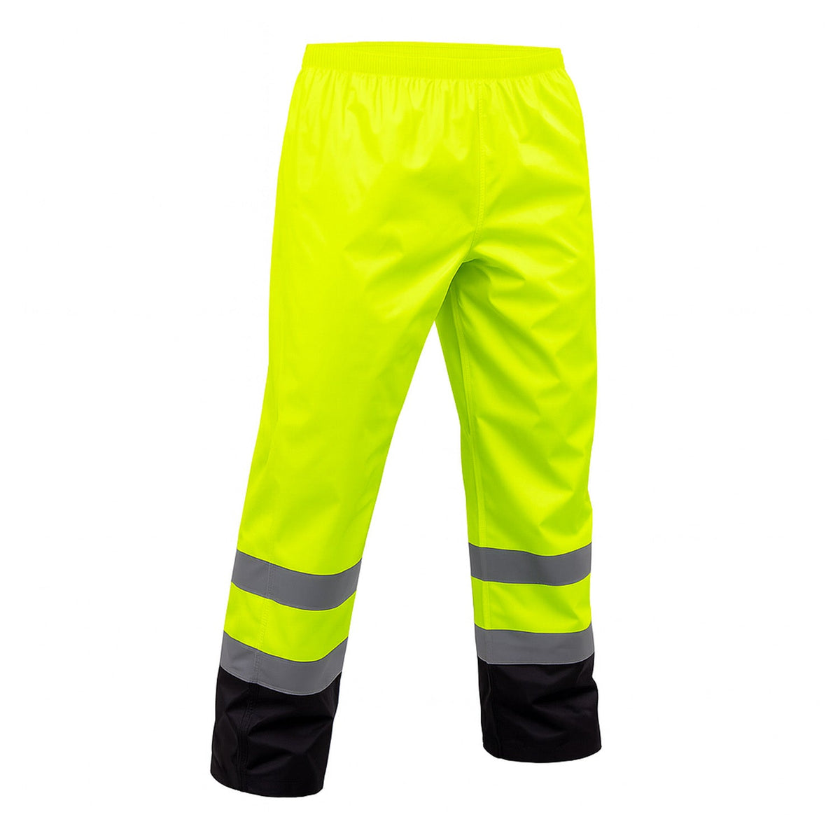 1555E - THE ECONO HI-VIS BLACK BOTTOM RAIN PANT