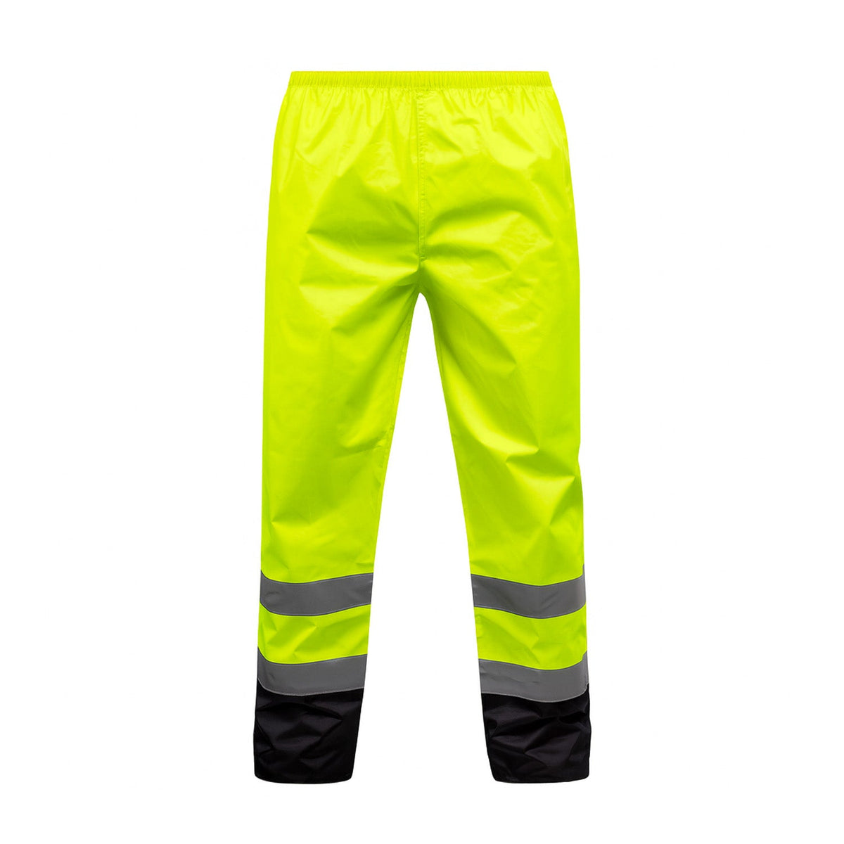 1555E - THE ECONO HI-VIS BLACK BOTTOM RAIN PANT