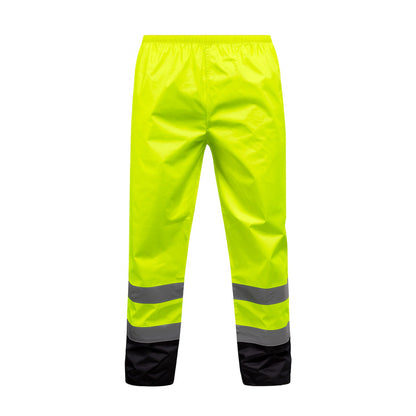 1555E - THE ECONO HI-VIS BLACK BOTTOM RAIN PANT