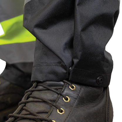1555E - THE ECONO HI-VIS BLACK BOTTOM RAIN PANT