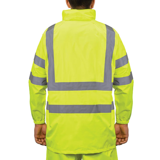 1655E ECONO HI-VIS RAIN JACKET