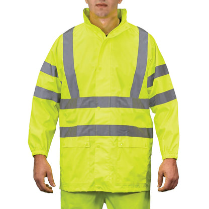 1655E ECONO HI-VIS RAIN JACKET
