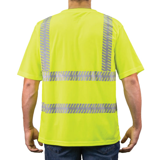 235R VENTILATED HI-VIS TEE WITH SEGMENTED REFLECTIVE TAPE