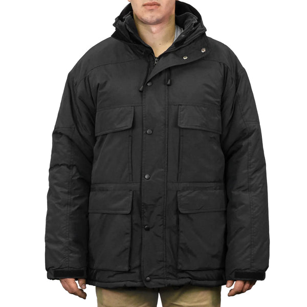 3100 The Yukon 3-IN-1 Jacket in Black, front on model