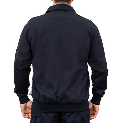 8075 FULL ZIP JOB SHIRT WITH LAY-DOWN COLLAR