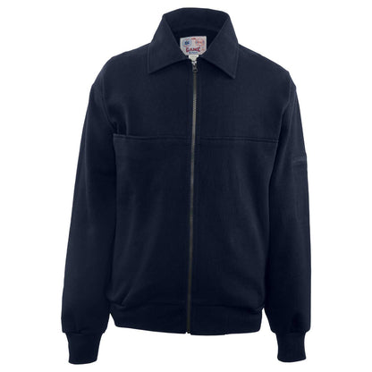 8075 FULL ZIP JOB SHIRT WITH LAY-DOWN COLLAR