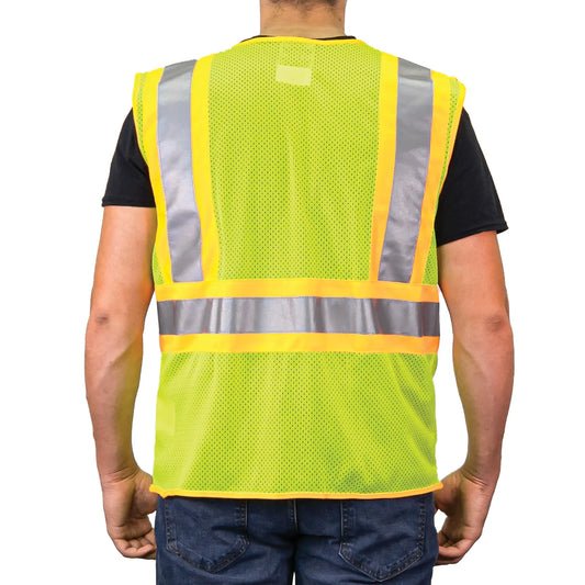 I-85 HI-VIS MESH DOT VEST WITH ID HOLDER