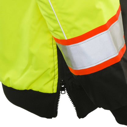 1385 THE TWO-TONE BLACK BOTTOM HI-VIS BOMBER