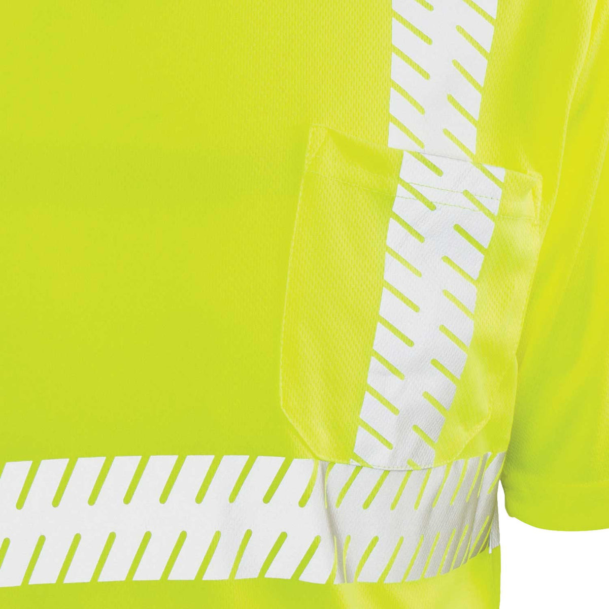 235R VENTILATED HI-VIS TEE WITH SEGMENTED REFLECTIVE TAPE