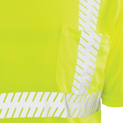 235R VENTILATED HI-VIS TEE WITH SEGMENTED REFLECTIVE TAPE